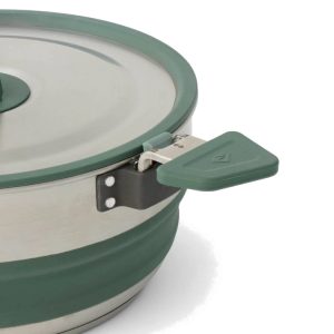 Sea To Summit Detour Stainless Steel Collapsible Pot – 3 Liters